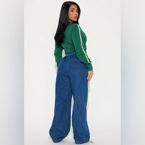 ✨ NWT Luxe Emerald "Green Room" Velvet Jogger Set - Retro Streetwear Vibe ✨